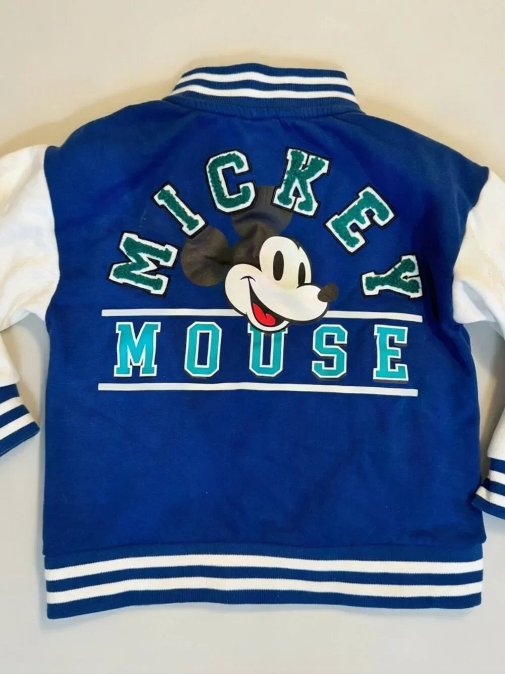 Disney Mickey Mouse Varsity Bomber Jacket 3T